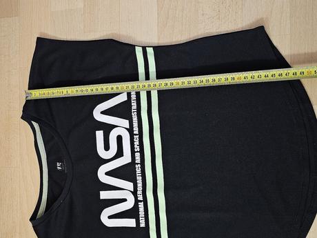 Tričko dívčí s kr.rukávem černé nasa hm sport, h&m,134