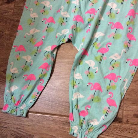 Letní kalhotový overal s plameňáky, evie angel,104