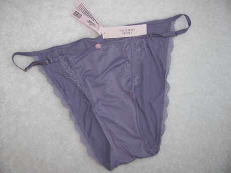 Luxusní fialové bikinové kalhotky v.s., victoria's secret,l