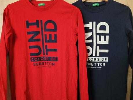 2pack klučičí trika, benetton,164