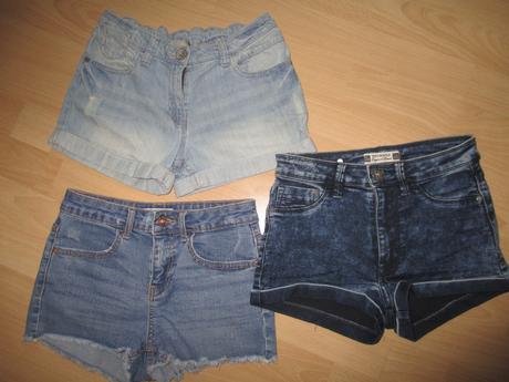 3 ks riflových kraťas vel. 134-150, next,146