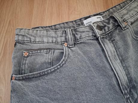 Šedé riflové kraťasy vel. s - m, sinsay,s