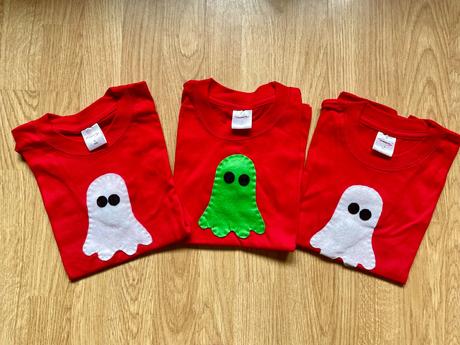 Pískací trička - handmade, 110 / 128 / 140 / 152