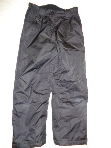 Luxusní černé oteplovací kalhoty 122/128, crivit,122