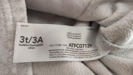 Mikina samet mrož, carter's,98