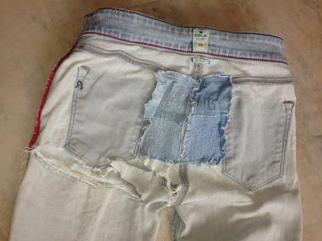 Replay dámské džíny skinny vel.26 zcelení,záplaty, replay,s