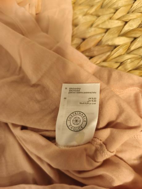 Starorůžový top s volánky lindex 146/152, lindex,152