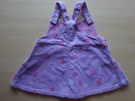 Manšestrové šatičky s kytičkami, vel. 0-3m, boots,56