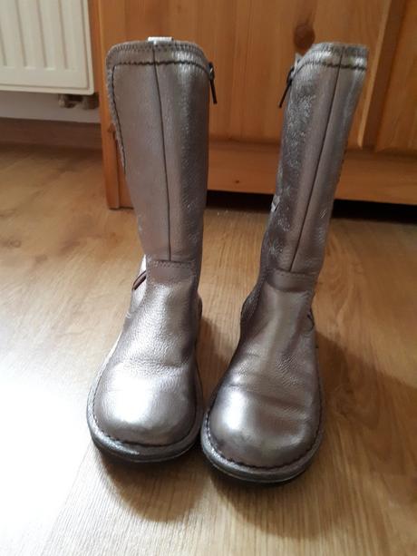 Krásné kožené kozačky ecco, ecco,31