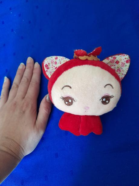 Plyšové zvířátko, kočička,kočka červená,