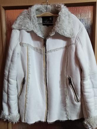 Dámský bílý kožíšek, m