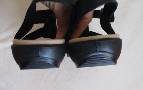 Dámské letní sandály černé kožené 40, 40