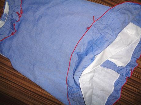 Krásné modré šaty alá riflovina, 128