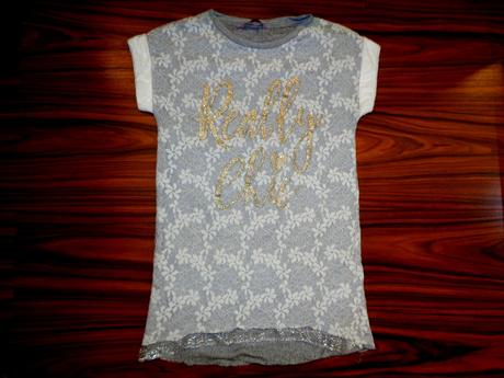 Luxusní krajkový delší top nebo minišaty, ovs,140