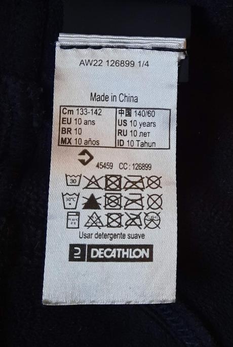 Černé zateplené rajtky kipwarm, 8-10 let, 134