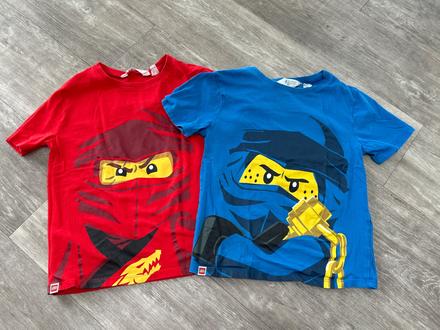 Trička 2ks lego ninjago, h&m,122