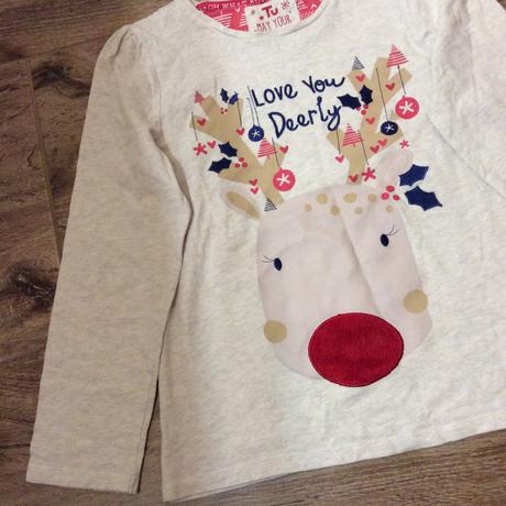 Bavlněné vánoční tričko/tunika, 128