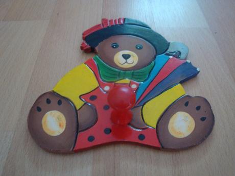 Věšáček dětský s medvídkem , 