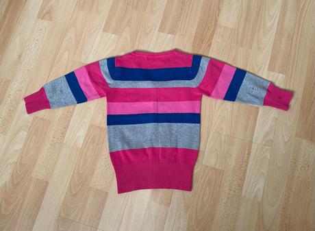 Barevný svetr s&d vel. 116/122, 116