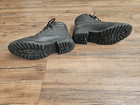 Černé boty tamaris šněrovací kotníkové kožené 38, tamaris,38