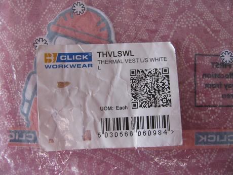 Teplé bílé spodní prádlo, l