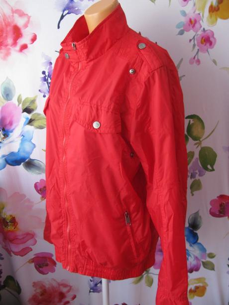 Červená bunda, větrovka exe jns, xxl