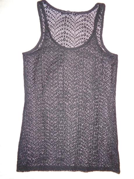 Černý krajkový top, atmosphere,40