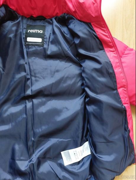 "péřová" bunda reima teisko, 140, jako nová, reima,140
