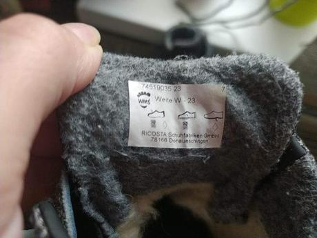 Zimní boty ricosta s membránou sympatex vel. 23, ricosta,23