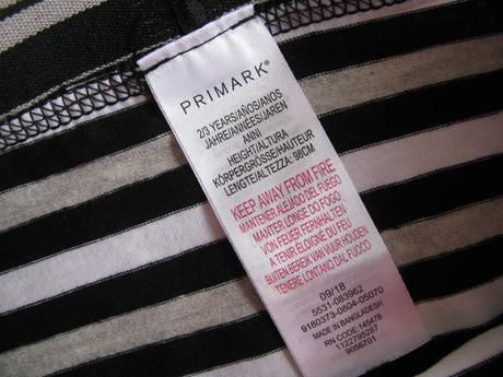 Chlapecké pruhované bavlněné boxerky, primark,98