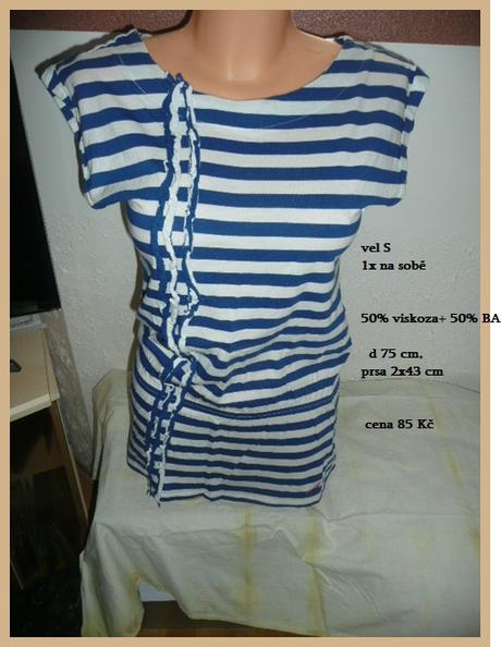 Tunika tričko dlouhé vel s námořník, s