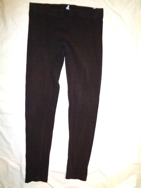 Čoko hnědé bavlněné legíny, 158