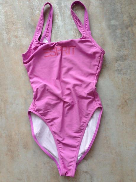 Růžové plavky esprit vcelku vel. 38 vhodné na kurz, esprit,38