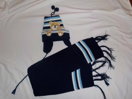 Zimní čepice + šála, 74