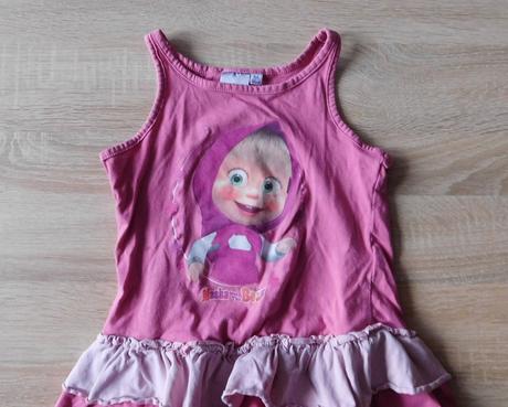 Tričko/tunika masha and the bear vel.110/116, 110