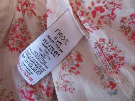 Krásné volánkové letní šaty next, next,116