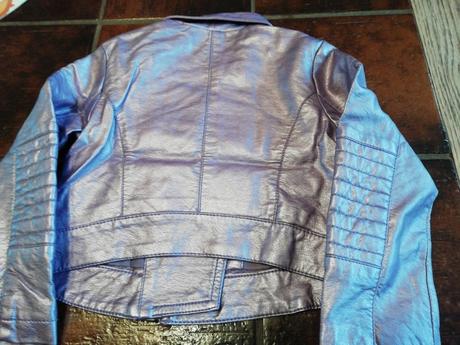 Luxusní nová koženková bundička pro princeznu 2-4r, h&m,92