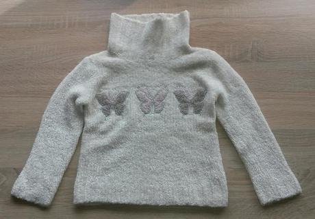 Bílý rolák s motýlky vel. 110, 110