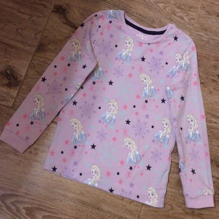 Bavlněné pružné tričko ,,elsa, frozen", marks & spencer,116