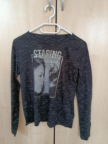 Triko s dlouhým rukávem, c&a,158