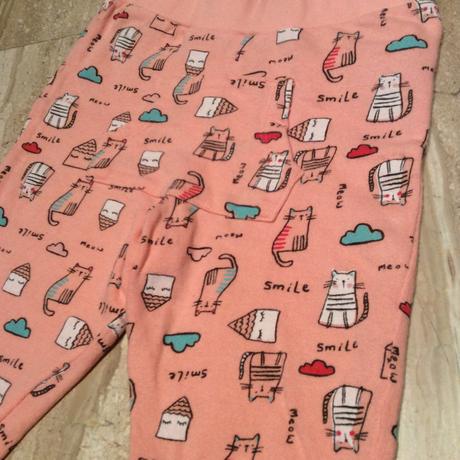 Bavlněné tepláky s kočičkami, 86