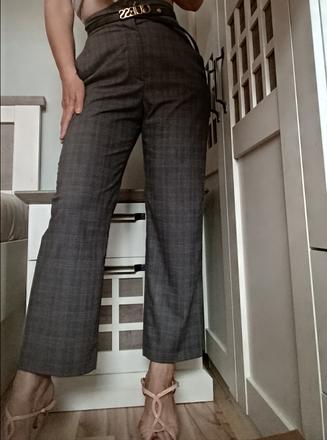 Kalhoty s kostkou, zara,s