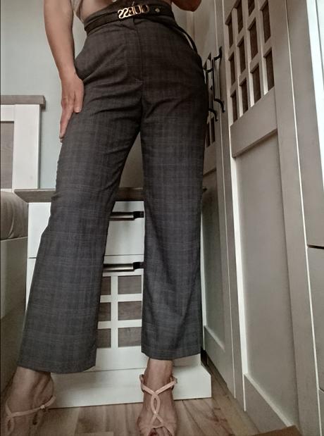 Kalhoty s kostkou, zara,s