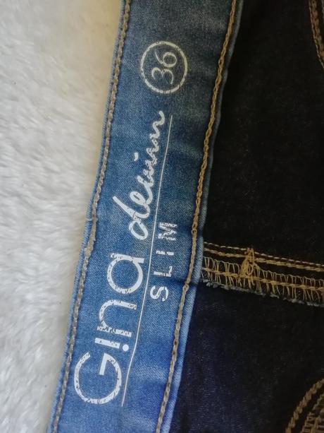 Džíny s lampasem gina denim, velikost 36, gina,36