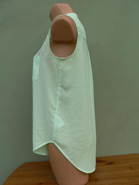 Pistáciová halenka blůzka top weekday - vel.s/m, m