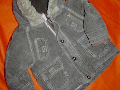 Zimní manžestrový kabát, early days,80