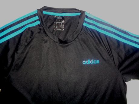 Luxusní černomodré funkční tričko adidas-climalite, adidas,l