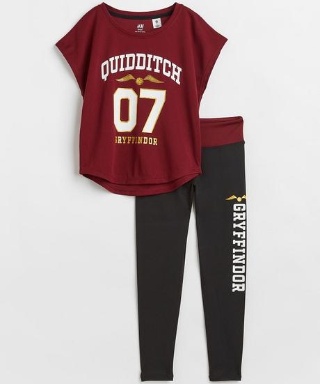 Dívčí sportovní set h&m harry potter tričko+legíny, h&m,122 / 128