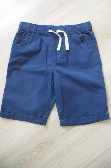 Kraťasy bavlněné, plátěné 2x - 6-7 let, f&f,122