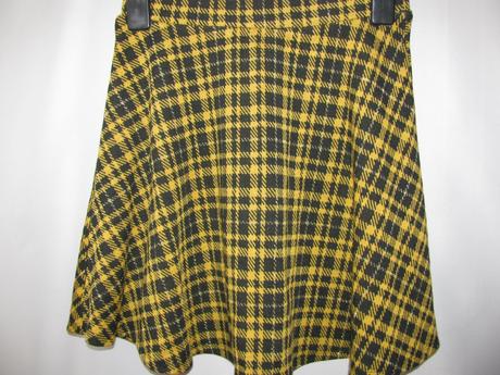 Elastická,hořčicová sukně, george,140